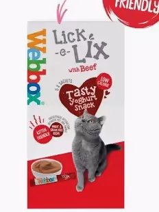Webbox Lick-e-Lix – مكافأة كريمية للقطط بنكهة اللحم البقري