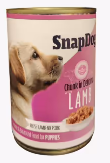 SnapDog Chunk with Lamb – طعام رطب للكلاب البالغة بنكهة لحم الضأن